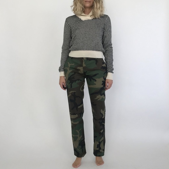Chloe Sweaters - CHLOE HOUNDSTOOTH KNIT / SMALL